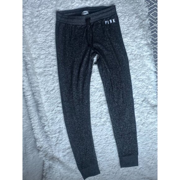 PINK Victoria's Secret Women Sweatshirt Size XS Gray Soft Falalala & matching pa - Picture 3 of 7